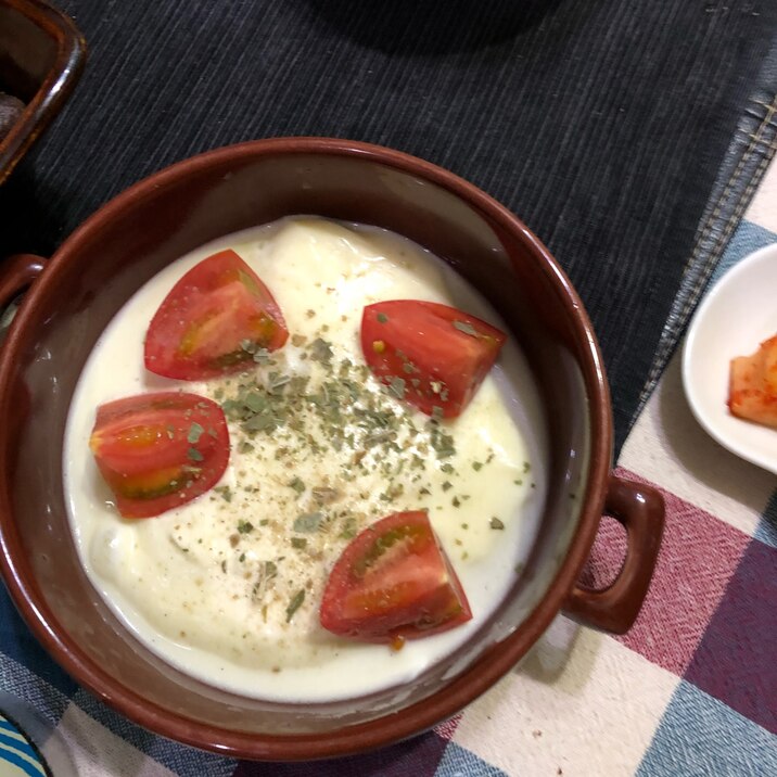 モッツァレラチーズとトマトのホットサラダ^ - ^